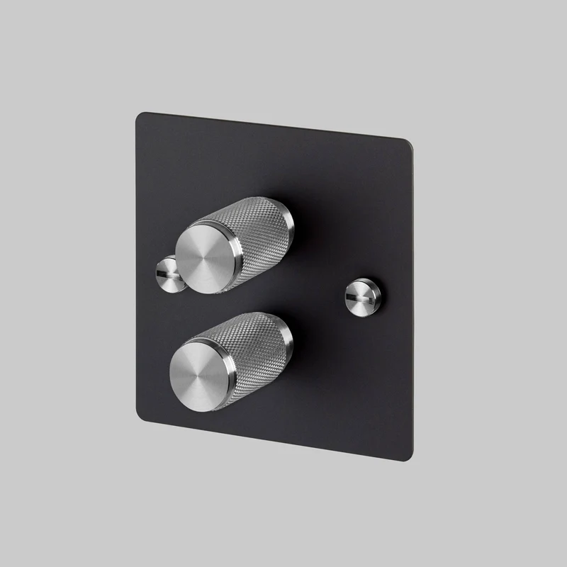 Buster + Punch Dimmer Switch Cross 1G-4G 120W