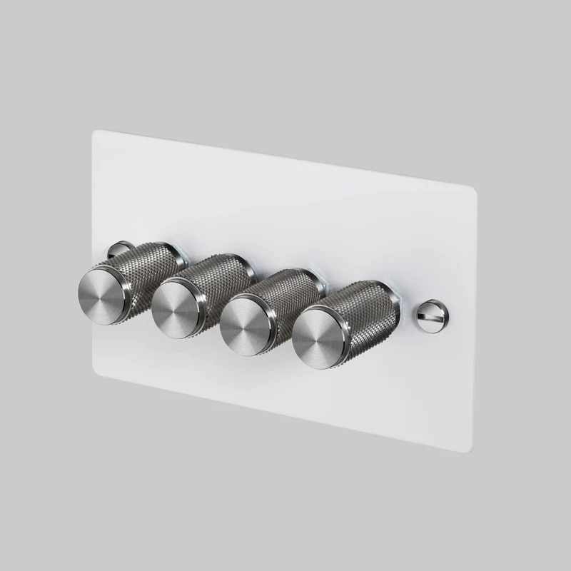 Buster + Punch Dimmer Switch Cross 1G-4G 120W