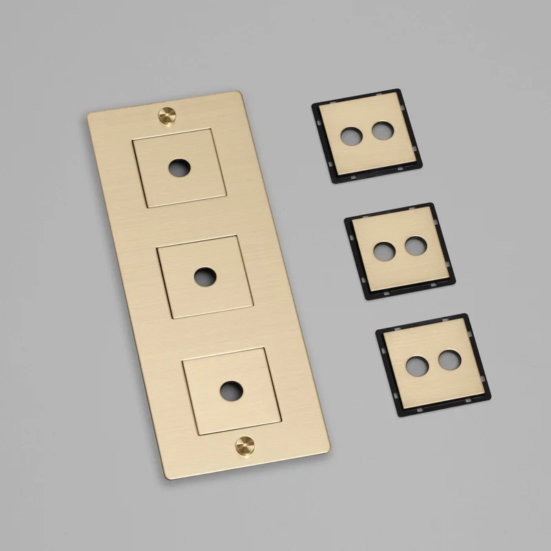Buster + Punch Wall Plate Vertical with Infills