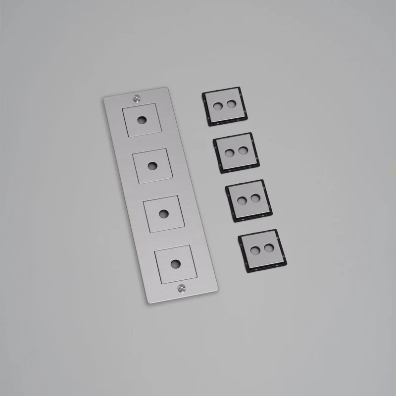 Buster + Punch Wall Plate Vertical with Infills