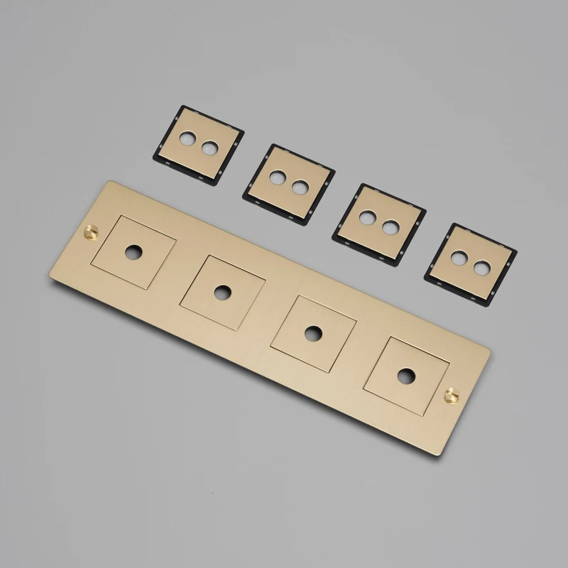 Buster + Punch Wall Plate Horizontal with Infills