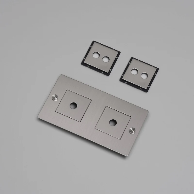 Buster + Punch Wall Plate Horizontal with Infills