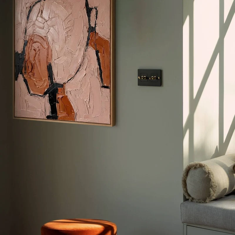 Buster + Punch Wall Plate Horizontal with Infills