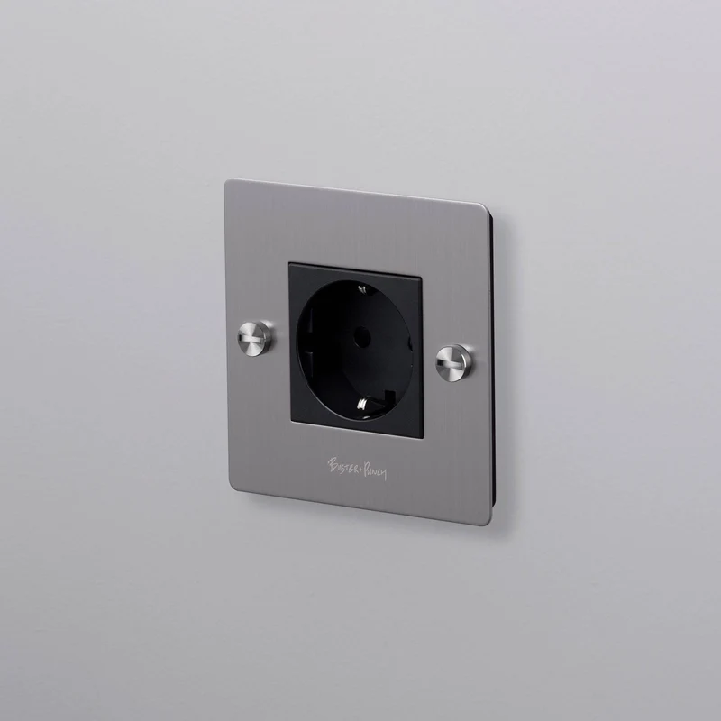 Buster + Punch Schuko Socket Cross