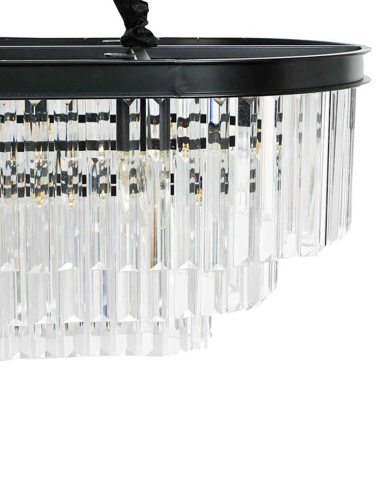 Lustre de Verre Premium Ovale - Dimmable