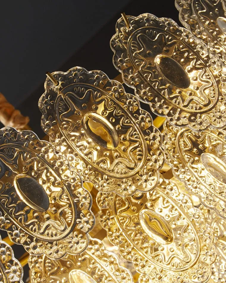 Lustre de Salon en Verre Texturé – Design et Moderne