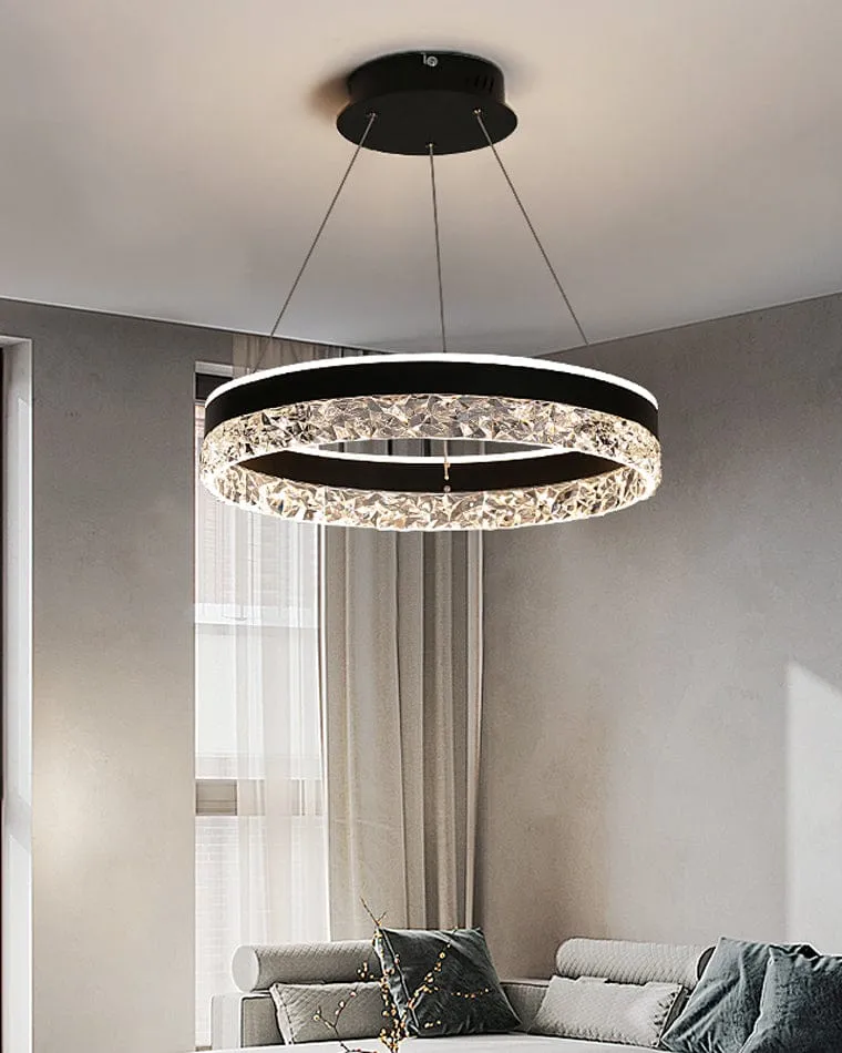 Lustre Design LED en Verre