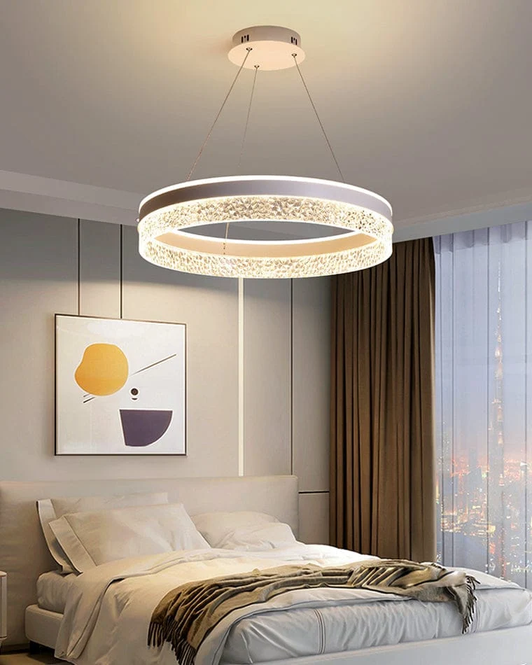Lustre Design LED en Verre