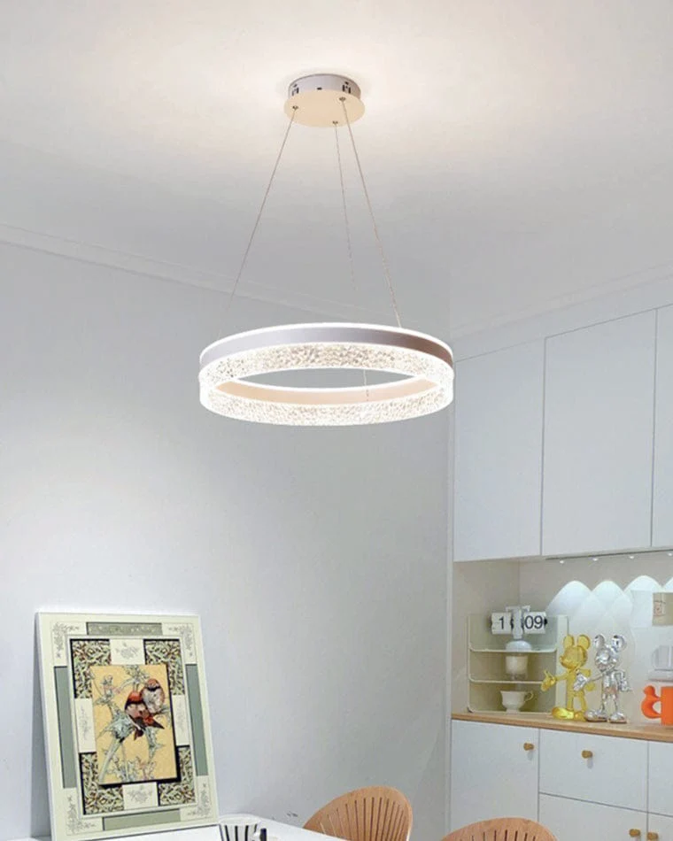 Lustre Design LED en Verre