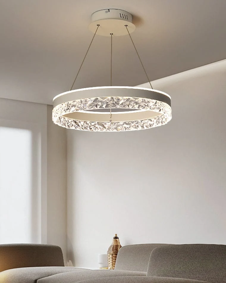 Lustre Design LED en Verre