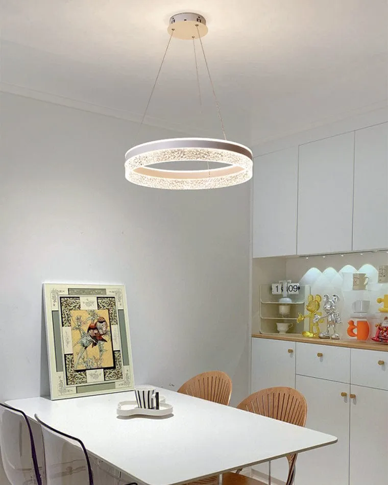 Lustre Design LED en Verre