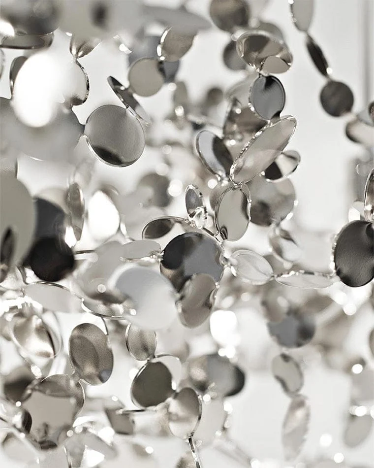 Lustre Suspendu Nuage Doree brillant