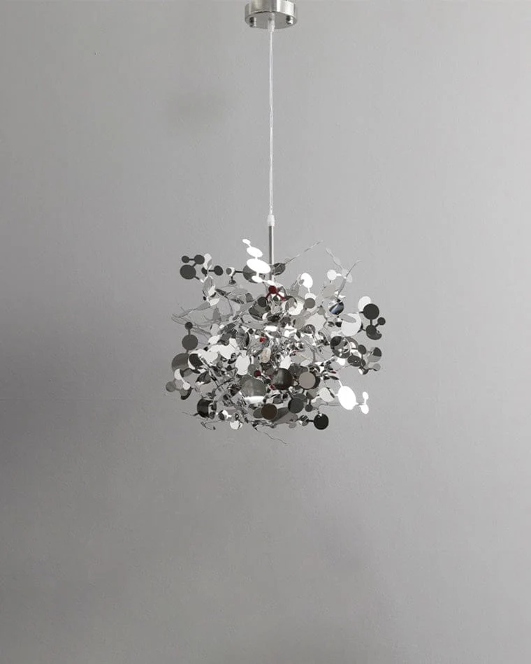 Lustre Suspendu Nuage Doree brillant