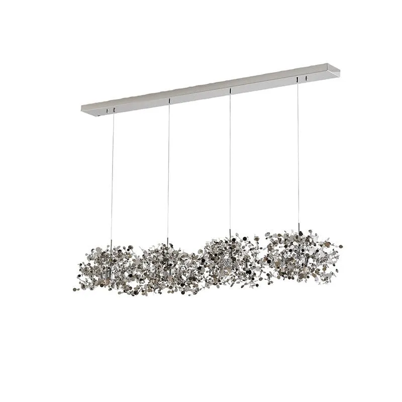 Lustre Suspendu Nuage Doree brillant