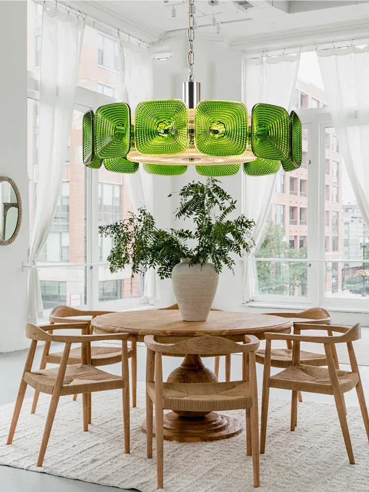 Lustre pour cuisine en verre