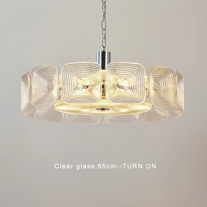 Lustre pour cuisine en verre