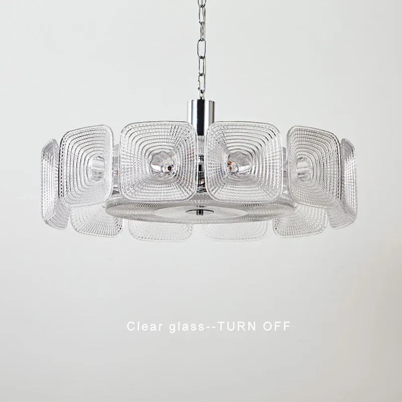 Lustre pour cuisine en verre