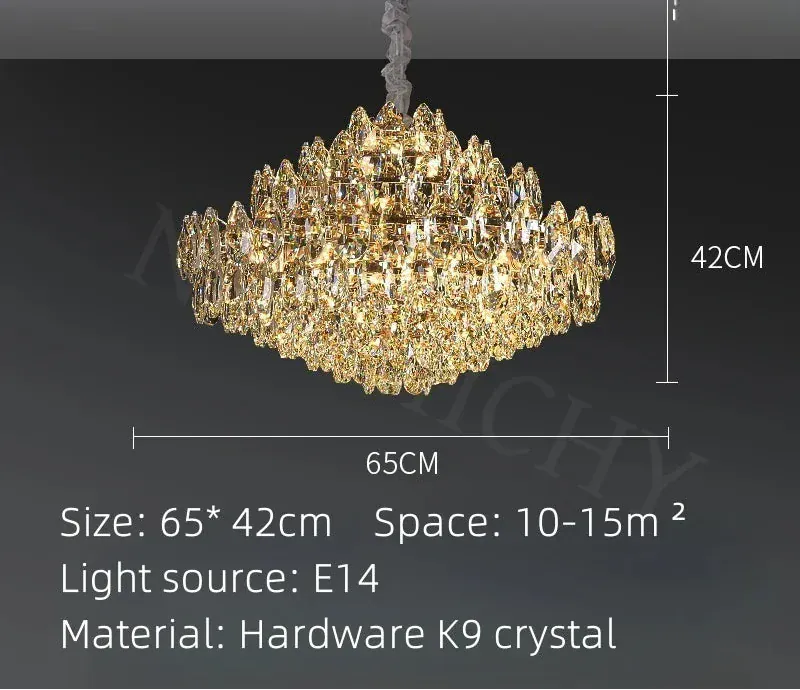 Lustre Haut de Gamme en Verre