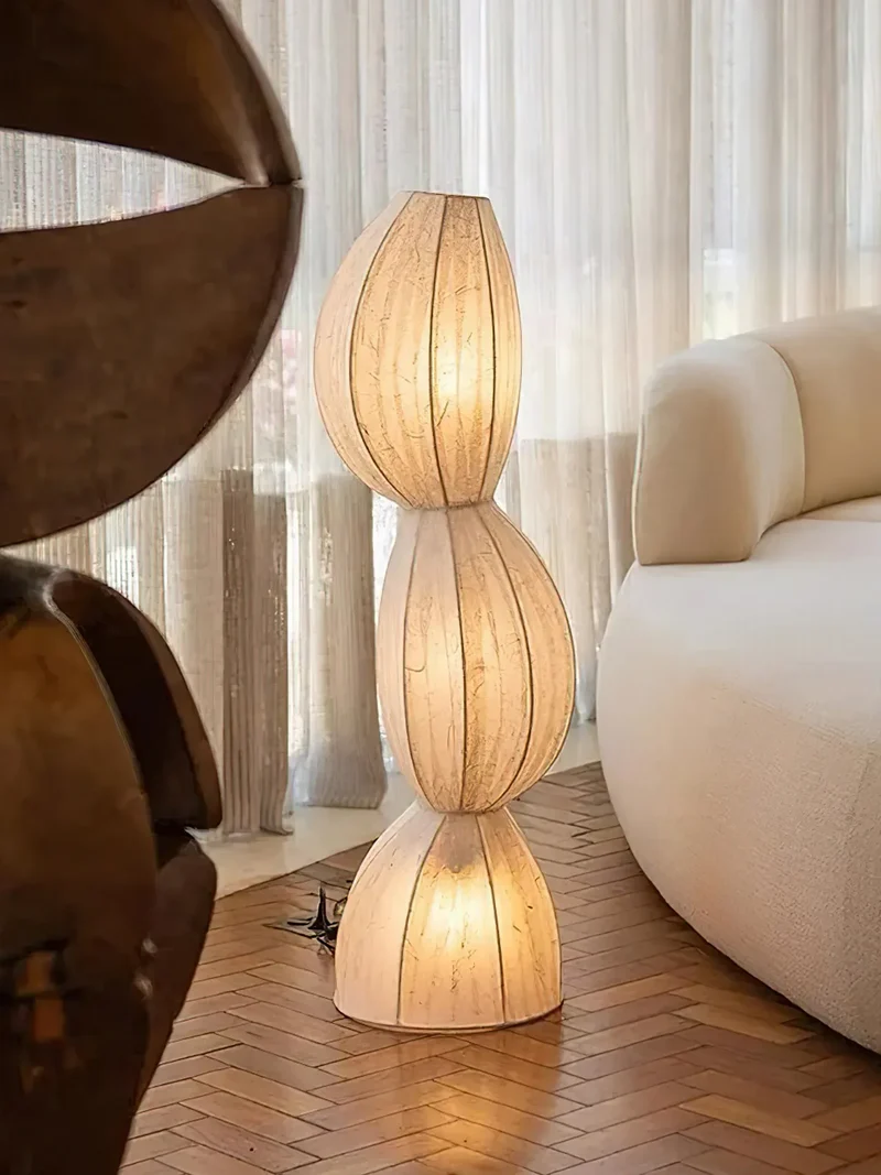 Lampadaire pour salon blanc