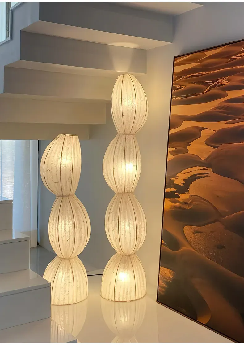 Lampadaire pour salon blanc