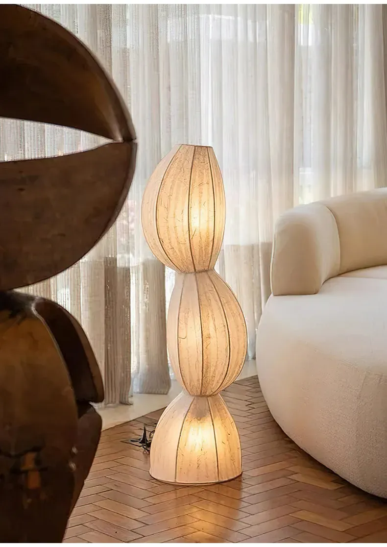 Lampadaire pour salon blanc