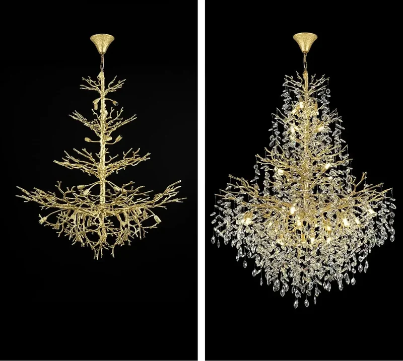Lustre Design pour Salon et Haut Plafond