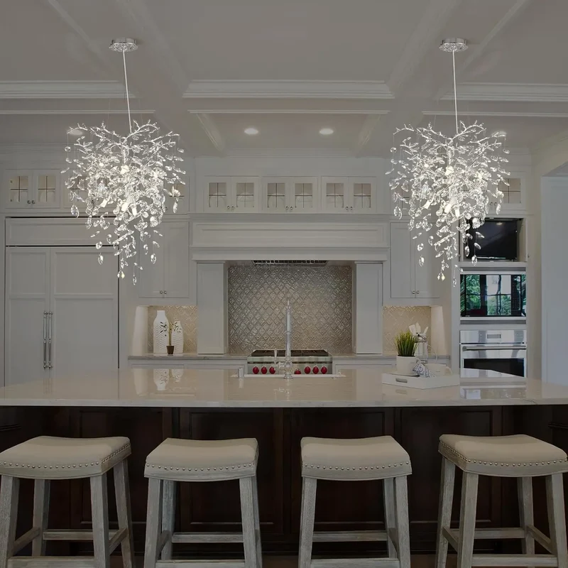 Lustre Design pour Salon et Haut Plafond