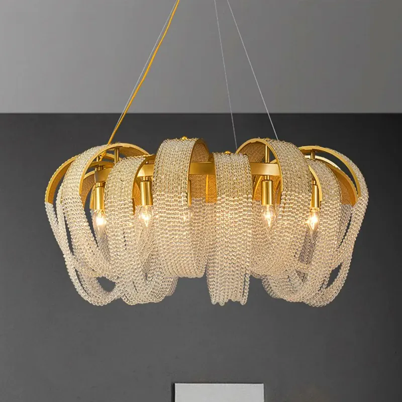 home decorationPendant lights, luxury crystal living room chandelier, bedroom Pendant lamp, ceiling light, indoor lighting