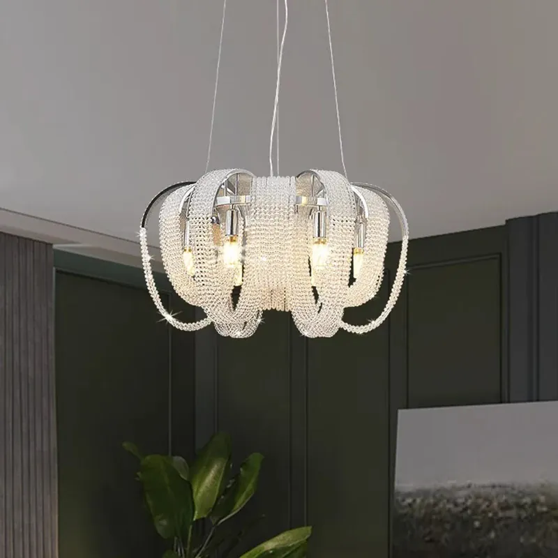 home decorationPendant lights, luxury crystal living room chandelier, bedroom Pendant lamp, ceiling light, indoor lighting