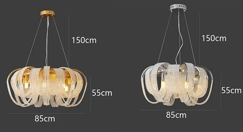home decorationPendant lights, luxury crystal living room chandelier, bedroom Pendant lamp, ceiling light, indoor lighting