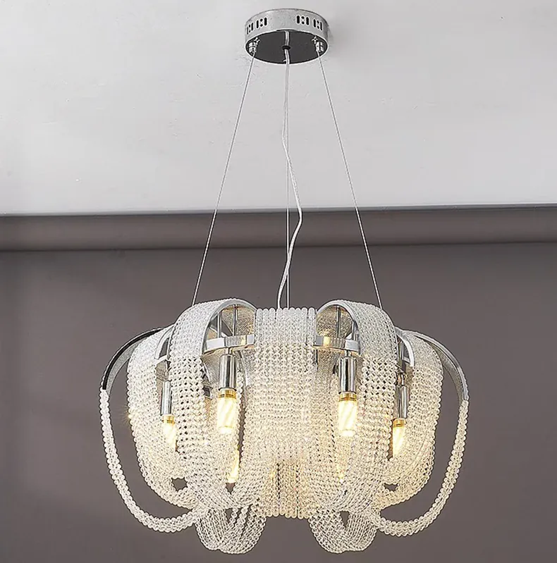 home decorationPendant lights, luxury crystal living room chandelier, bedroom Pendant lamp, ceiling light, indoor lighting