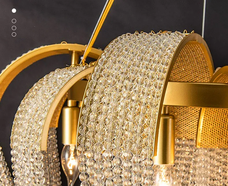 home decorationPendant lights, luxury crystal living room chandelier, bedroom Pendant lamp, ceiling light, indoor lighting
