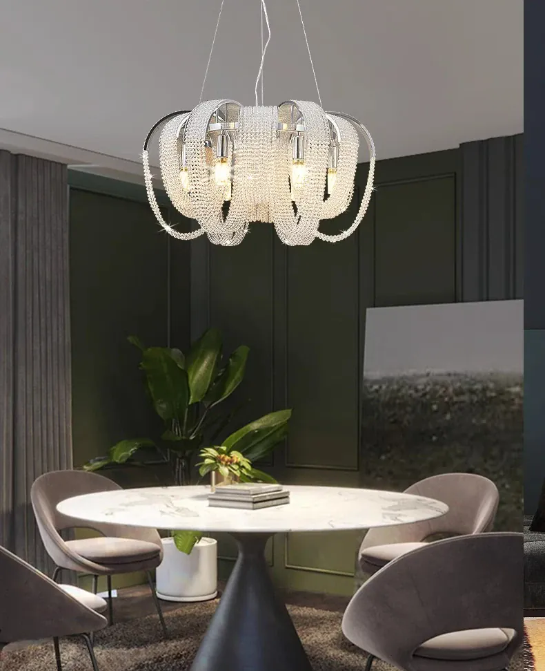 home decorationPendant lights, luxury crystal living room chandelier, bedroom Pendant lamp, ceiling light, indoor lighting