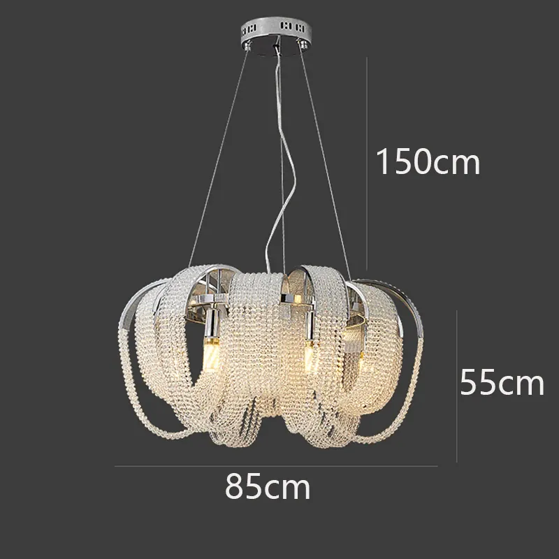 home decorationPendant lights, luxury crystal living room chandelier, bedroom Pendant lamp, ceiling light, indoor lighting