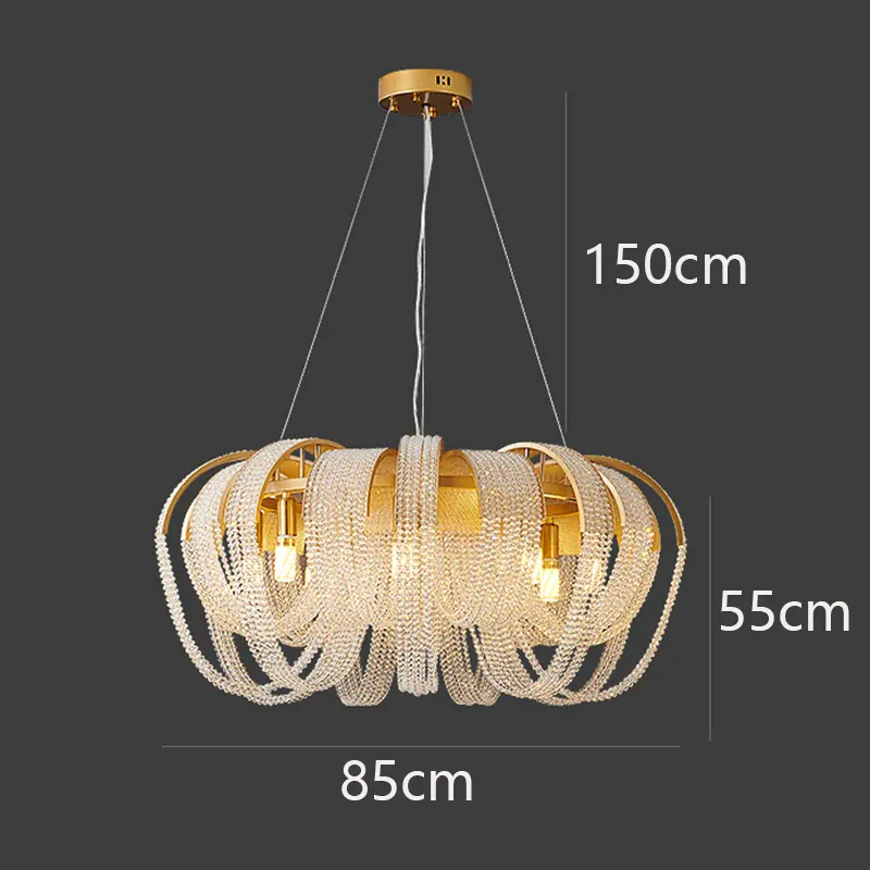 home decorationPendant lights, luxury crystal living room chandelier, bedroom Pendant lamp, ceiling light, indoor lighting