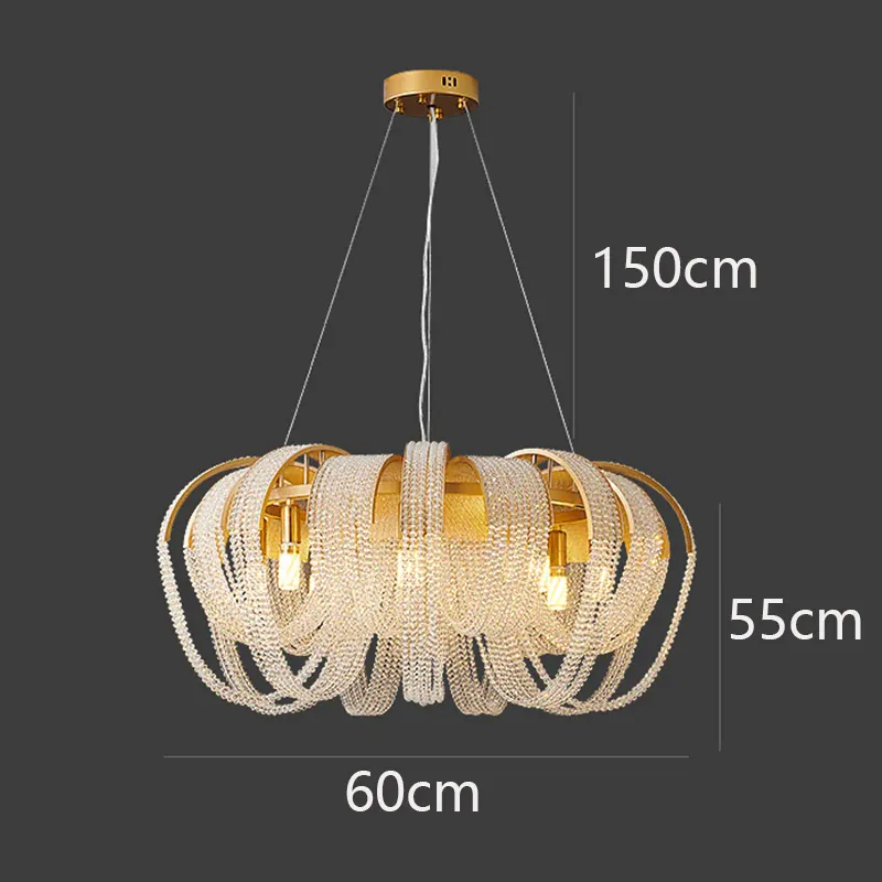 home decorationPendant lights, luxury crystal living room chandelier, bedroom Pendant lamp, ceiling light, indoor lighting