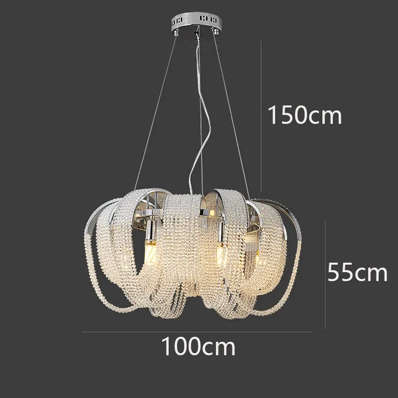 home decorationPendant lights, luxury crystal living room chandelier, bedroom Pendant lamp, ceiling light, indoor lighting