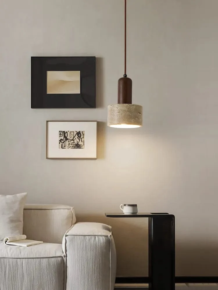 Lampe de Chevet Suspendue Pierre