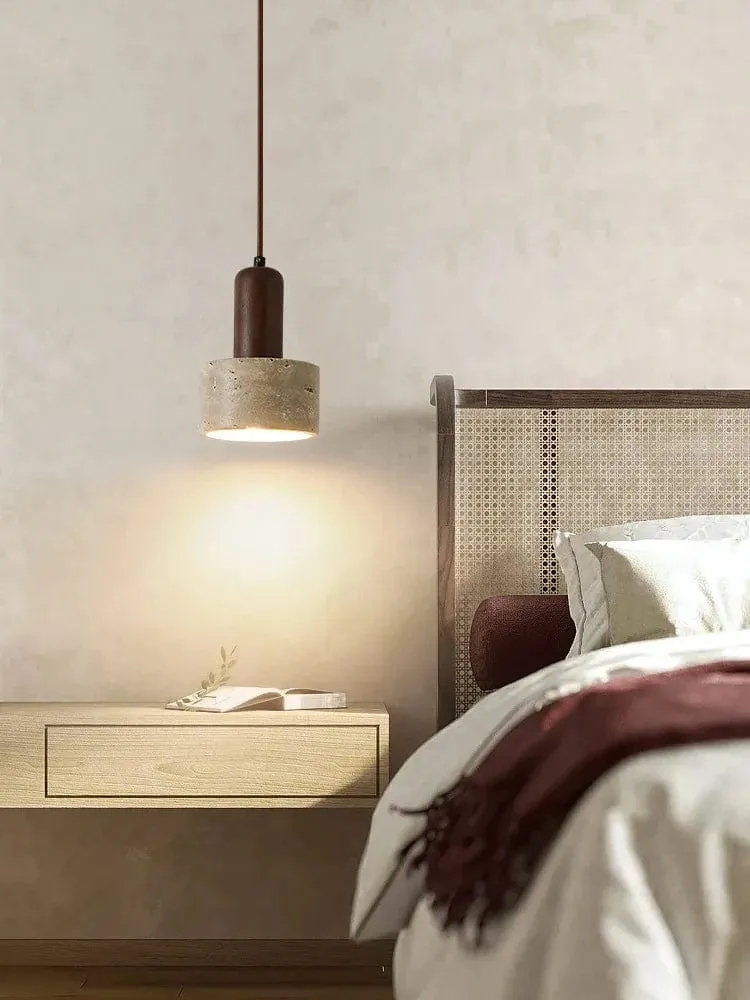 Lampe de Chevet Suspendue Pierre