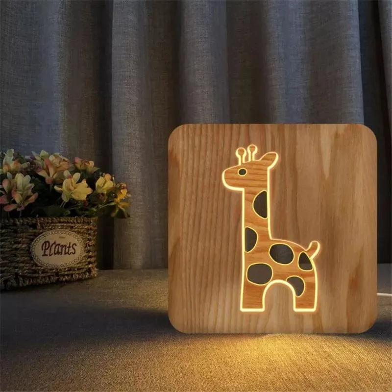Lampe de Chevet Enfant Girafe Light