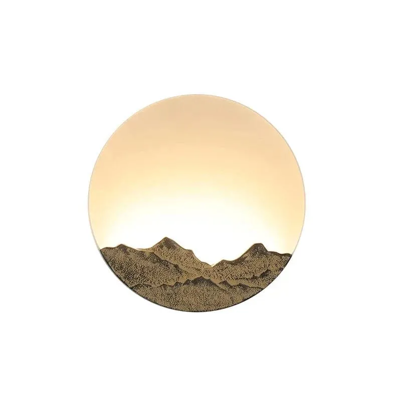 Lampe de Chevet Montagne Illuminée