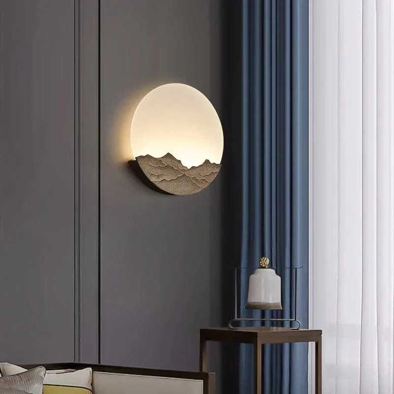 Lampe de Chevet Montagne Illuminée