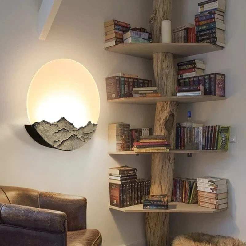 Lampe de Chevet Montagne Illuminée
