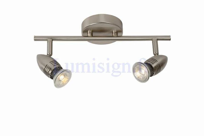 Spots orientables LED CARO-2 nickel mat