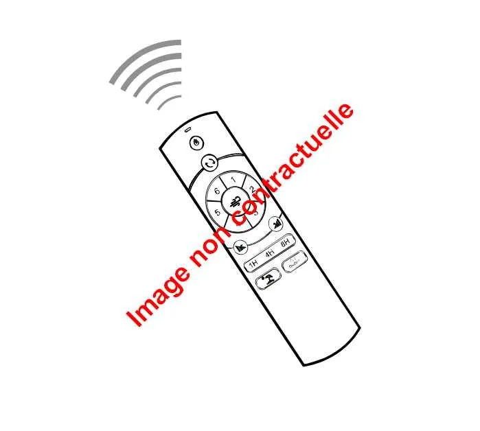 Télécommande pour ventilateur de plafond EASY