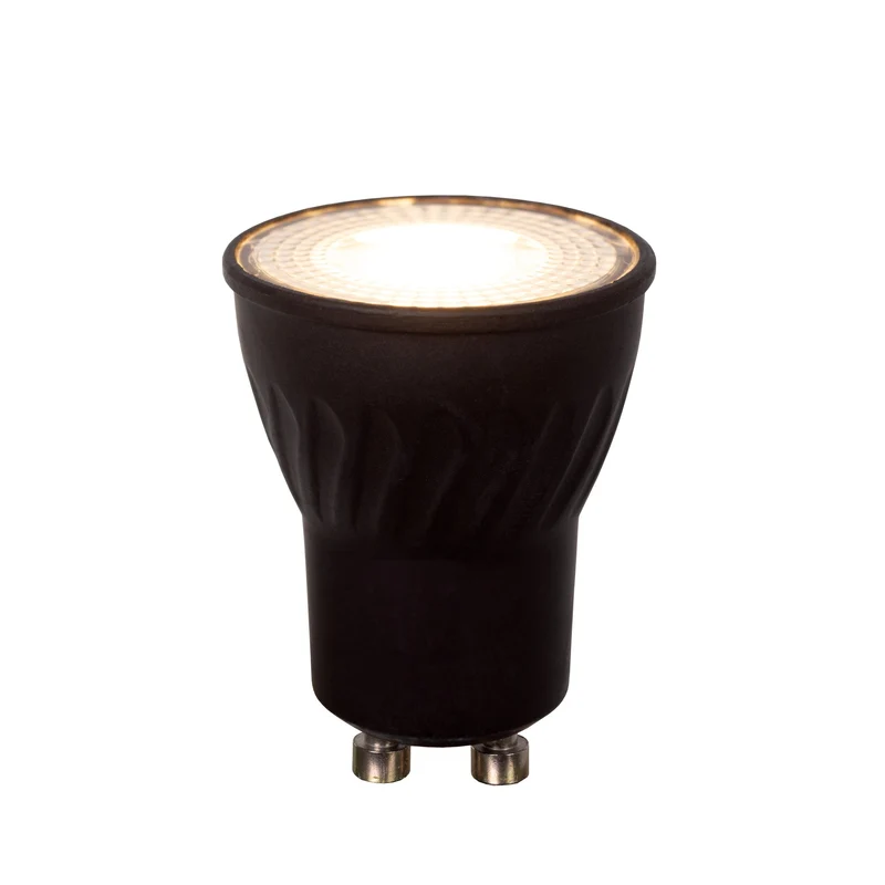 Lucide LED Bulb GU10 MR11 Black - 380lm 2700K - Dimmable
