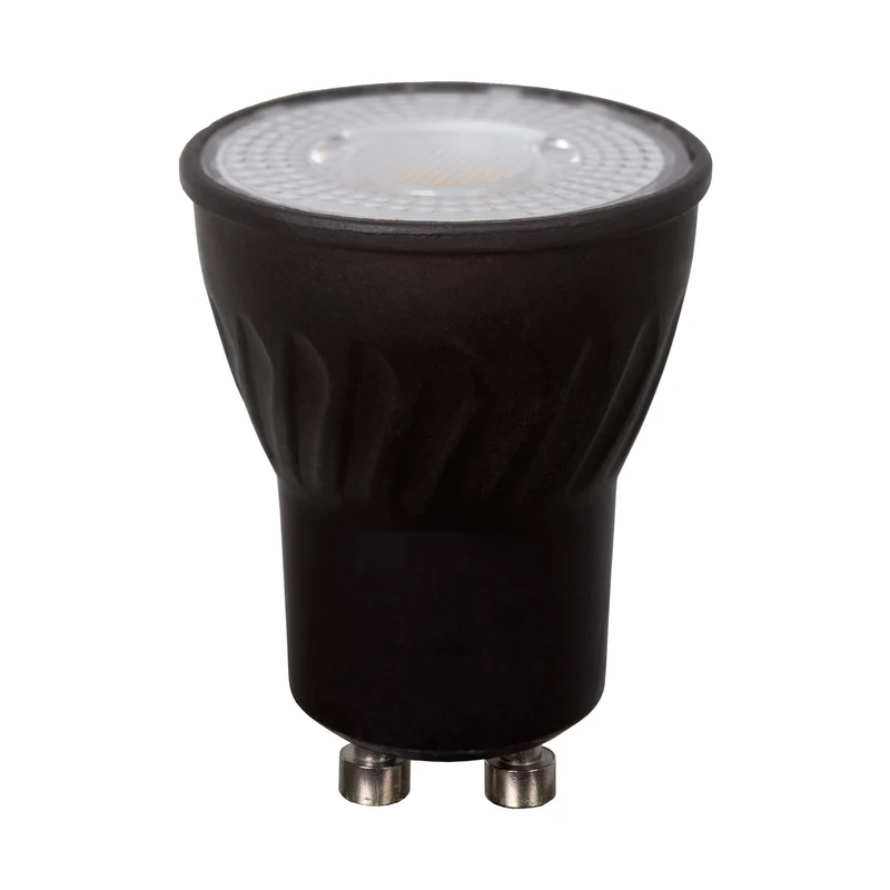 Lucide LED Bulb GU10 MR11 Black - 380lm 2700K - Dimmable