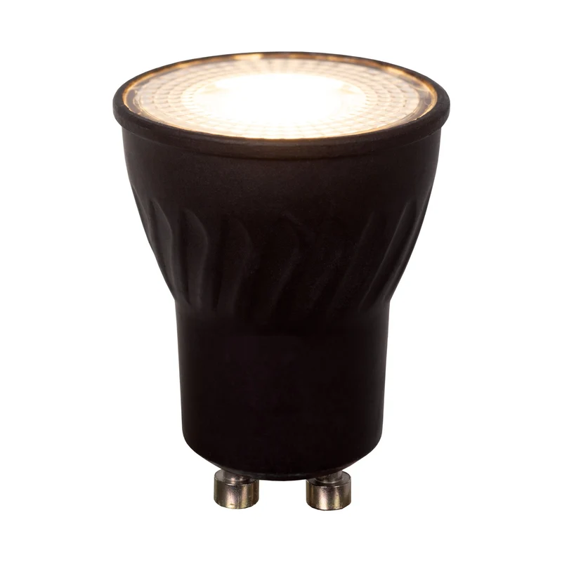 Lucide LED Bulb GU10 MR11 Black - 380lm 2700K - Dimmable