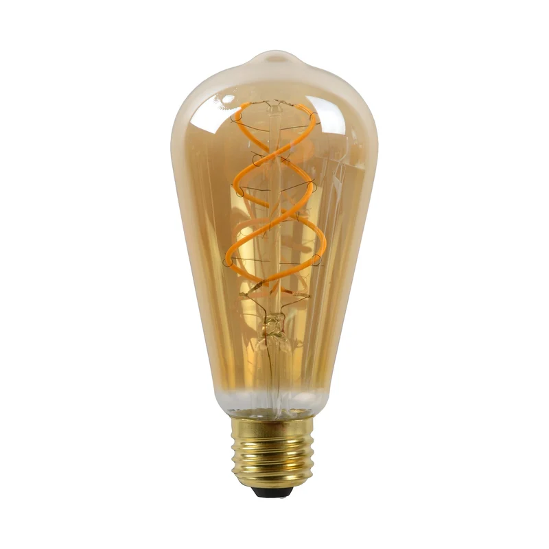 Lucide LED Filament Bulb E27 ST64 Clear - 1300lm 2700K - Dimmable
