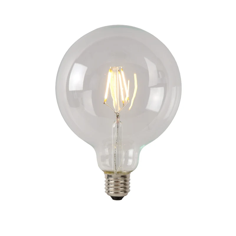 Lucide LED Filament Bulb E27 G125 Clear - 1300lm 2700K - Dimmable